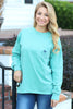 Floating and Rowing- L/S -Seafoam